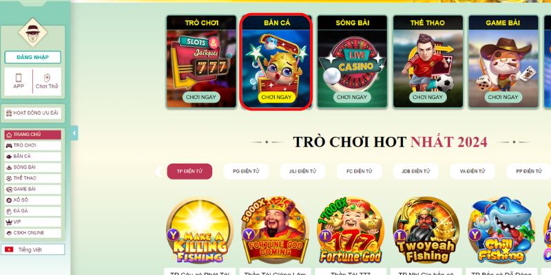 Các thao tác hướng dẫn chơi bắn cá trực tuyến tại nhà cái