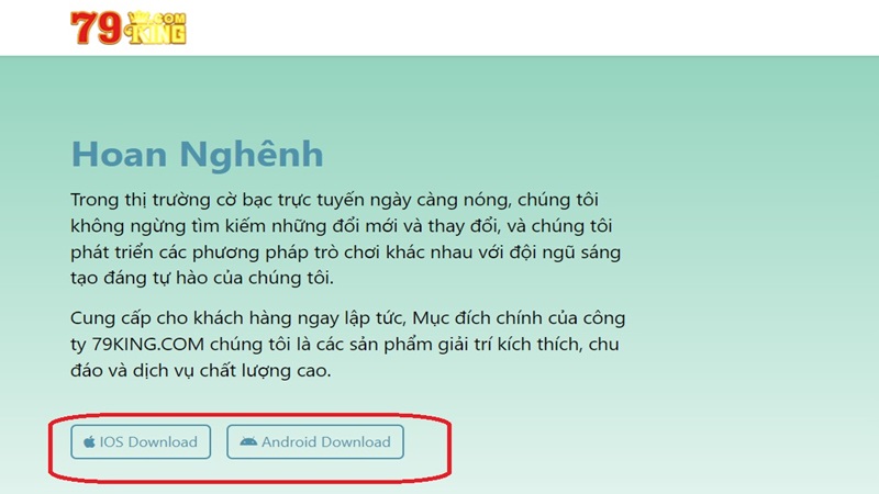 Cách Tải App Cá Cược 79king1 Về Mọi Thiết Bị