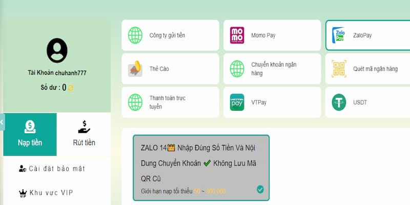 Ưu điểm nổi bật khi nạp tiền 79KING 6 Ưu điểm nổi bật khi nạp tiền 79KING 6