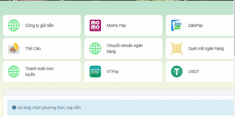 Một số chú ý khi nạp tiền vào 79KING Com Một số chú ý khi nạp tiền vào 79KING Com