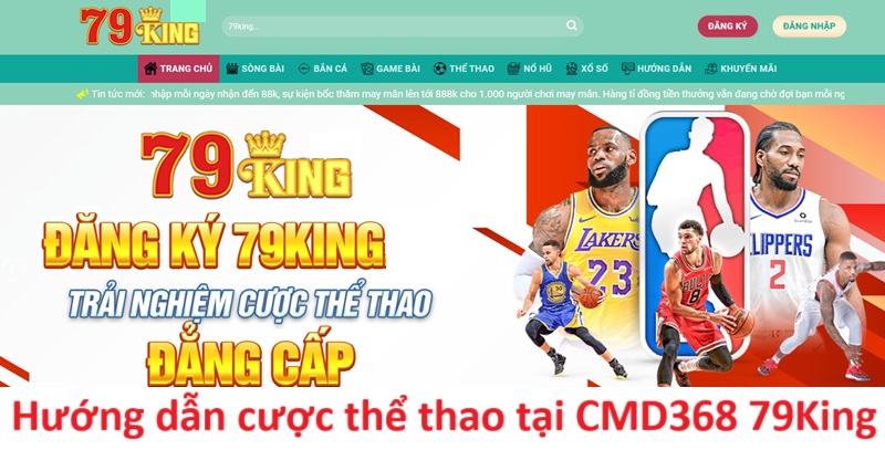 Hướng dẫn đặt cược thể thao tại sảnh CMD368 Hướng dẫn đặt cược thể thao tại sảnh CMD368